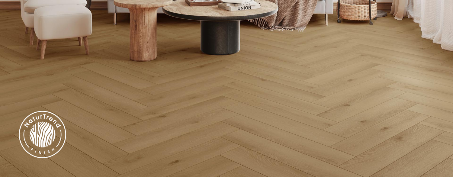 Firmfit Silent Herringbone Ewh Blonde Oak Northwest Floors