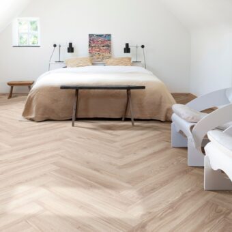 Moduleo LayRed Blackjack Oak 22205 Herringbone Luxury Vinyl Flooring