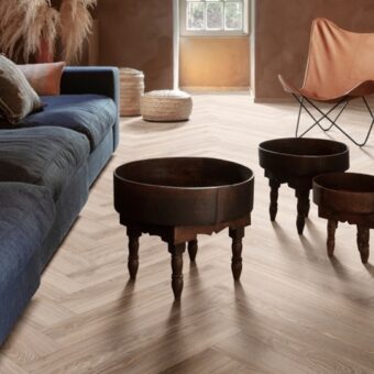 Moduleo LayRed Blackjack Oak 22218 Herringbone Luxury Vinyl Flooring