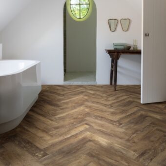 Moduleo LayRed Country Oak 54875 Herringbone Luxury Vinyl Flooring